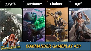 Commander Gameplay 29  Neyith v Tinybones v Chainer Dementia Master v Raff Capashen MtG [upl. by Bettzel]