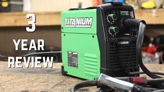 Harbor Freight Welder Titanium Flux 3 Year Review Setup and Test [upl. by Morna173]