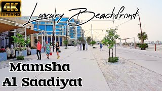 Mamsha Al Saadiyat Abu Dhabi A beachfront tour [upl. by Cote]