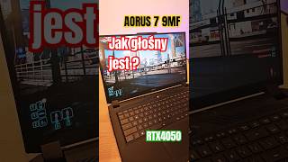 AORUS 7 9MF jak głośny jest  aorua gaming gigabyte [upl. by Osmo]