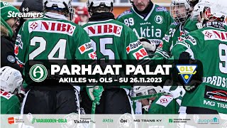 Bandyliiga Akilles  OLS 26112023 kooste [upl. by Gittel131]