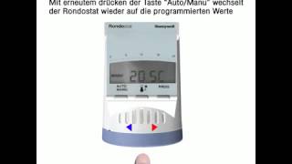 Honeywell Randostat HR20 Heizkörperthermostat  Programmierung [upl. by Berni]