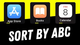 How to Sort Apps Alphabetically on the iPad — All You Need to Know [upl. by Easter]