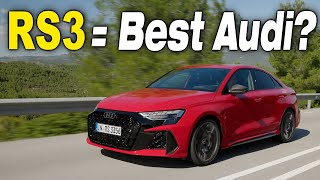 The New 400HP Audi RS3 is One Car That Does It All  TheSmokingTire [upl. by Anegal862]