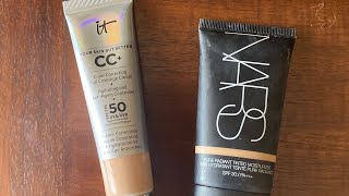 It Cosmetic Cc Cream Vs Nars Pure Radiant [upl. by Oznole]