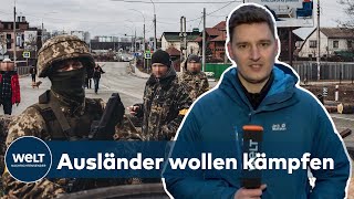 KAMPF UM UKRAINE Viele Kämpfer aus dem Ausland strömen ins Kriegsgebiet  WELT Thema [upl. by Gernhard]