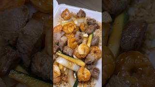 Hibachi Express hibachi steakandshrimp fastfood foodie shorts food yummyfood [upl. by Nylia]