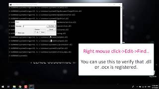 How to register dll or ocx file  Windows 10 [upl. by Aihsetel]