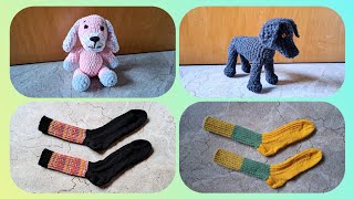 Socken amp Amigurumi Hunde  Julebuergerfee [upl. by Nerua]