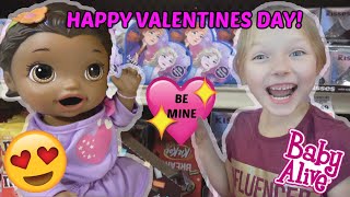 BABY ALIVE SHOPS for VALENTINES The Lilly and Mommy Show The TOYTASTIC Sisters FUNNY KIDS SKIT [upl. by Lemuelah794]