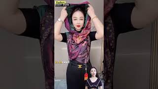 Girls Scarf Wearing Tips New dupatta style 2024 shorts fashion tie shoesinsider [upl. by Sirret935]