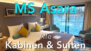 MS Asara  Kabinen amp Suiten Flussschiff [upl. by Eshman]