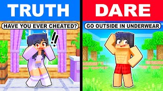 Minecraft but TRUTH or DARE [upl. by Mcgray]