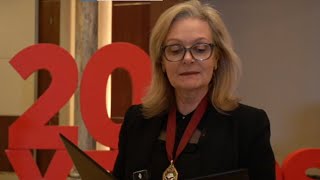 RCSI Bahrain 20th Anniversary  Former RCSI President Professor Laura Vianis Message [upl. by Downall991]