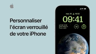 Personnaliser les écrans verrouillés de votre iPhone  Assistance Apple [upl. by Honorine]