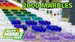 2000 Marbles  Gravitrax Marble Run Avalanche [upl. by Vite]