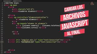 03 Curso de AngularJS Construir una app cuaderno de alumnos [upl. by Nedroj]