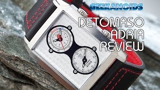 Detomaso Adria Dual Time Watch Review [upl. by Templas607]