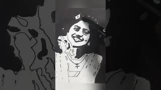 Sai Pallavi amaran movie drawing saipallavi amaranmovie ytshorts drawing trending [upl. by Ransom]