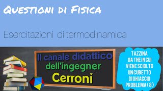 Tazzina da the con acqua calda e cubetti di ghiaccio problema  8 [upl. by Menard]