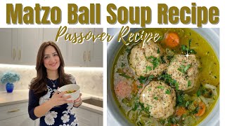 Best Matzo Ball Soup Recipe  How to Make Matzo Ball Soup [upl. by Ramsden]