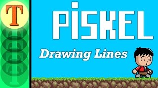 How to Create Pixel Art and Animations with Piskel Tutorial 7  Drawing Lines [upl. by Osbert]