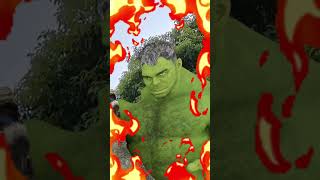 蒂法被绿巨人揍得很惨，所幸哥斯拉来了 進撃の巨人 hulk 正宗哥吉拉 attack vfx tifa [upl. by Truelove260]