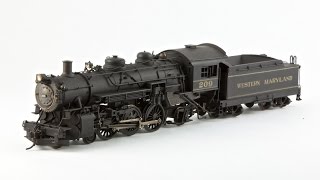 Oriental Limited Daiyoung Western Maryland 209 oil 462 painted brass HO scale [upl. by Vadim183]