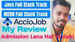 Accio Job 💯 Placement MERN Full Stack Development JAVA Full Stack My Review Software training Noida [upl. by Carling367]