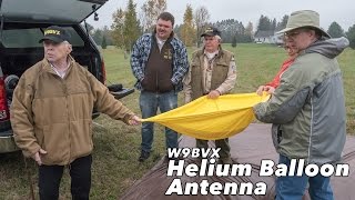 W9BVXs Helium Balloon Vertical Antenna [upl. by Vig]