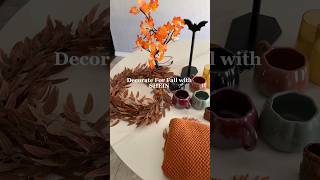 SHEIN fall decor🍂 SHEINOFFICIAL shein SHEINhome saveinstyle SHEIN loveshein sheinappliances [upl. by Irbmac133]