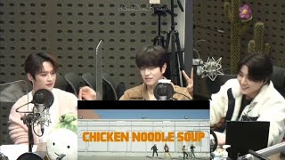 Straykids reaction to jhope chicken noodle soup feat BeckyG mv [upl. by Hamforrd516]