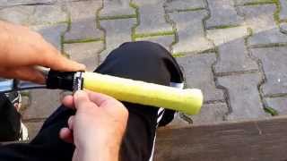 tenis raketi gribi nasıl sarılır  how to change racquet overgrip [upl. by Merrielle]