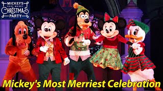 Mickeys Most Merriest Celebration at Mickeys Very Merry Christmas Party 2023 FULL SHOW 4K [upl. by Jaclin988]