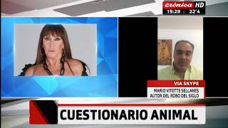 HACE INSTANTES CRONICA TV ENTREVISTA A MARIO VITETTE UNO DE LOS AUTORES DEL ROBO AL BANCO RÍO [upl. by Durant]