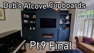 Debras Alcove cupboards amp Shelves build Pt9  Final [upl. by Pollak]