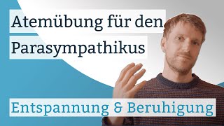 Atemübung für den Parasympathikus Zur Entspannung amp Beruhigung Vermindert Einfluss des Sympathikus [upl. by Packer]