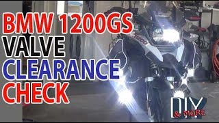 DIY VALVE CLEARANCE CHECK 2016 BMW 1200GS ADVENTURE [upl. by Piks]