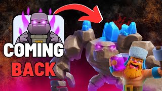 Golem Beatdown Is Going To Make A COMEBACK  Clash Royale [upl. by Nitsud]