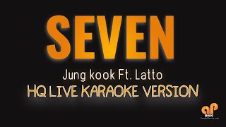 SEVEN  Jungkook Ft Latto HQ KARAOKE VERSION [upl. by Ike906]