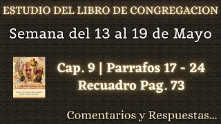 ESTUDIO DE LIBRO DE CONGREGACIÓN ✅ SEMANA DEL 13 AL 19 DE MAYO [upl. by Fendig]