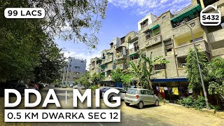 99 Lacs में 2 BHK DDA MIG Flat for sale in DWARKA with 80 Loan amp 25000 Rental Income  BRSSHOW S432 [upl. by Bradeord848]