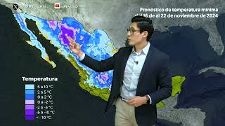 Pronóstico extendido del 16 al 22 de noviembre de 2024 [upl. by Devina]