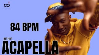 84 BPM ACAPELLA RAP  STUDIO VOCAL SAMPLES [upl. by Palermo983]