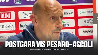 Mister Domenico Di Carlo  Postgara Vis PesaroAscoli  Ascoli Calcio [upl. by Aicnatsnoc]