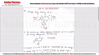 Class 46 StructureActivity Relationship SAR of Benzodiazepine Medicinal Chemistry 01 BPharma [upl. by Irafat870]