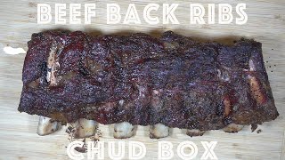 Direct heat beef back ribs on the Chud Box bbq beef ribs chudbox [upl. by Jerri]