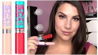 Maybelline Baby Lips Moisturizing Lip Gloss Review [upl. by Ahsinak]