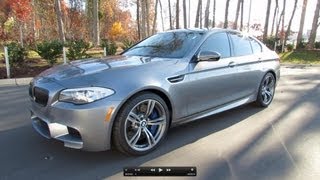 2013 BMW M5 F10 Start Up Exhaust and In Depth Review [upl. by Yenrab424]