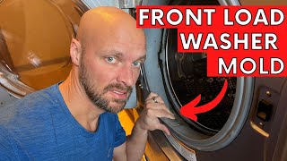 How to CLEAN Front Loading Washer Rubber Gasket [upl. by Suoirrad]